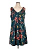 Nine Britton Floral Teal Casual Dress Size L - photo 1