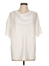 Nordstrom 100% Polyester Ivory Short Sleeve Turtleneck Size L - photo 1