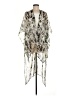BCBGeneration 100% Polyester Silver Kimono Size M (estimated) - photo 1