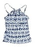 Beyond Control Print Blue Swimsuit Top Size 8 - photo 1