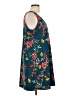 Nine Britton Floral Teal Casual Dress Size L - photo 4