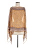 J.Jill 100% Polyester Yellow Poncho One size - photo 1