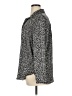H&M 100% Polyester Animal Print Silver Black 3/4 Sleeve Blouse Size XL - photo 5