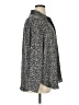 H&M 100% Polyester Animal Print Silver Black 3/4 Sleeve Blouse Size XL - photo 4
