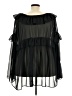 H&M 100% Polyester Black Sleeveless Blouse Size XXL - photo 2