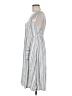 Roxy 100% Viscose Stripes Gray Casual Dress Size M - photo 5