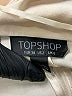 Topshop 100% Polyester Ivory Trenchcoat Size 2 - photo 6