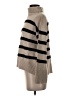 The Reset Stripes Tan Turtleneck Sweater Size XS - photo 5