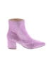 Betsey Johnson Purple Ankle Boots Size 5 1/2 - photo 1