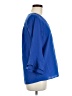 Lands' End 100% Polyester Blue Long Sleeve Blouse Size 8 - photo 4