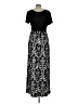 Grecerelle Graphic Black Casual Dress Size L - photo 2