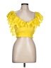 Alice + Olivia 100% Polyester Yellow Sleeveless Top Size L - photo 1
