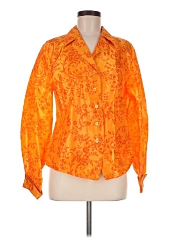 Escada by Margaretha Ley Long Sleeve Blouse (view 1)