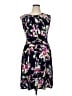 Wisp Floral Black Cocktail Dress Size 14 - photo 1
