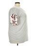 E. Luna Floral Gray Short Sleeve T-Shirt Size 3X - photo 4
