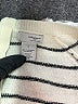 Halogen 100% Cashmere Stripes Ivory Cashmere Pullover Sweater Size S - photo 7