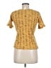 Zara Yellow Short Sleeve Top Size M - photo 2