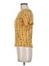 Zara Yellow Short Sleeve Top Size M - photo 5