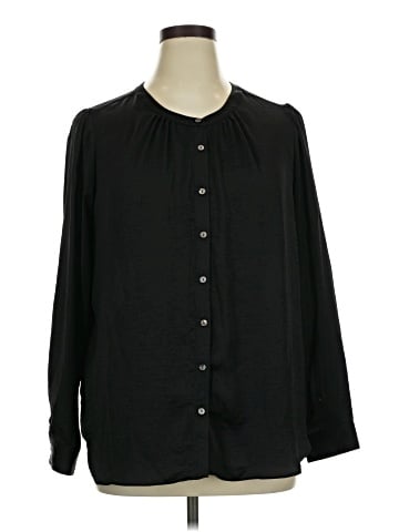 Rose + Olive Long Sleeve Blouse (view 1)