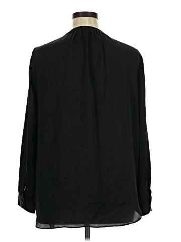 Rose + Olive Long Sleeve Blouse (view 2)