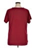 Van Heusen 100% Polyester Burgundy Short Sleeve Blouse Size XL - photo 2