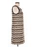 Max Studio Chevron-herringbone Tan Casual Dress Size L - photo 4