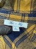 She + Sky Plaid Yellow 3/4 Sleeve Blouse Size L - photo 7