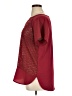 Van Heusen 100% Polyester Burgundy Short Sleeve Blouse Size XL - photo 5