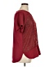 Van Heusen 100% Polyester Burgundy Short Sleeve Blouse Size XL - photo 4