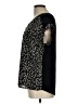 Fortune + Ivy 100% Polyester Black Short Sleeve Blouse Size L - photo 5