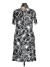 Amana Graphic Black Casual Dress Size XL - photo 2