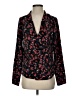 Something Navy 100% Polyester Floral Black Blazer Size S - photo 1