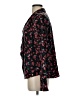 Something Navy 100% Polyester Floral Black Blazer Size S - photo 5