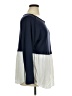 Colleen Lopez Color Block Blue Long Sleeve Blouse Size 1X - photo 4