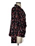 Something Navy 100% Polyester Floral Black Blazer Size S - photo 4