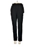 H&M 100% Viscose Solid Black Casual Pants Size 4 - photo 1