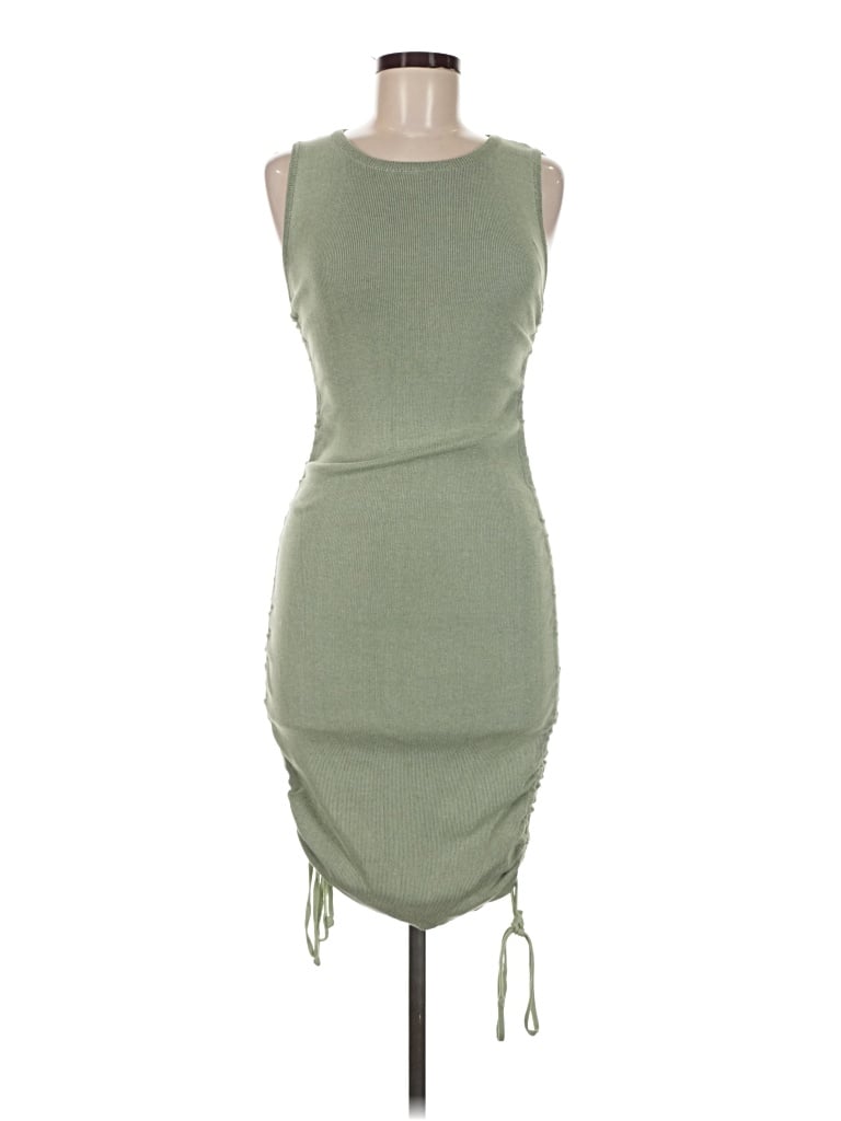 Pre-owned Lioness Casual Dress In Green