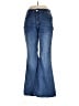 Unbranded Chevron-herringbone Blue Jeans Size 14 - photo 1