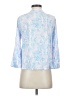 Margaritaville 100% Viscose Blue 3/4 Sleeve Blouse Size S - photo 2