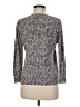 Banana Republic 100% Cotton Animal Print Gray Pullover Sweater Size M - photo 2