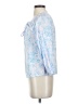 Margaritaville 100% Viscose Blue 3/4 Sleeve Blouse Size S - photo 5