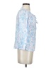 Margaritaville 100% Viscose Blue 3/4 Sleeve Blouse Size S - photo 4