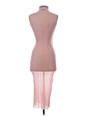 Herve Leger Sheer Varegaited Rib Mini Dress (view 2)
