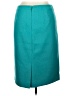 J.Crew 100% Wool Solid Teal Wool Skirt Size 14 (tall) - photo 2