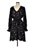 Joie 100% Polyester Floral Black Casual Dress Size M - photo 1