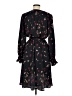 Joie 100% Polyester Floral Black Casual Dress Size M - photo 2