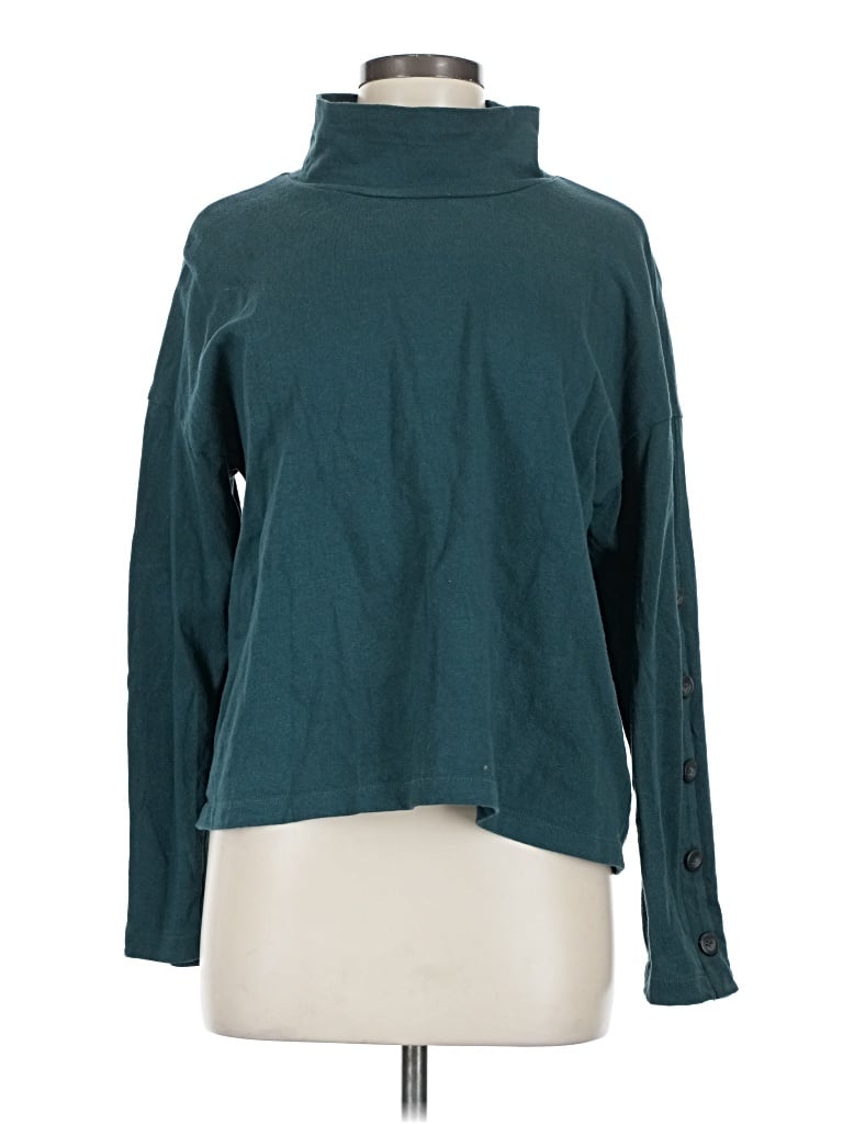 Pre-owned Madewell Turtleneck Sweater In Teal