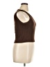 Ann Taylor LOFT Brown Sleeveless Blouse Size XL - photo 4
