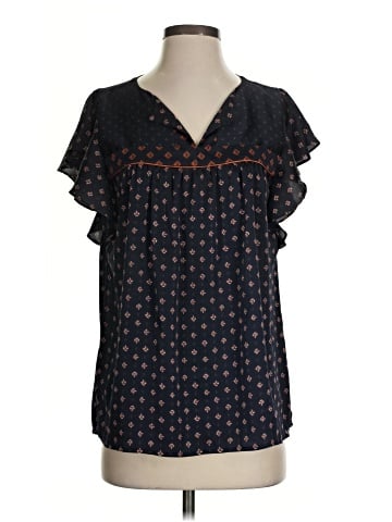 Ann Taylor LOFT Short Sleeve Blouse (view 1)