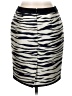 Ann Taylor 100% Polyester Animal Print Gray Casual Skirt Size 8 (petite) - photo 2